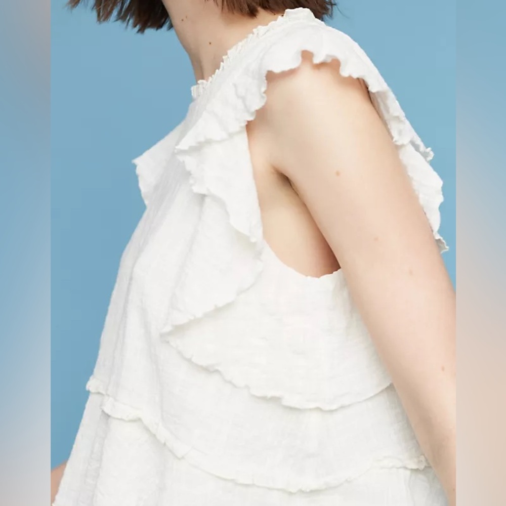 Anthropologie Maeve Cascade Tiered Shell - Picture 3 of 4